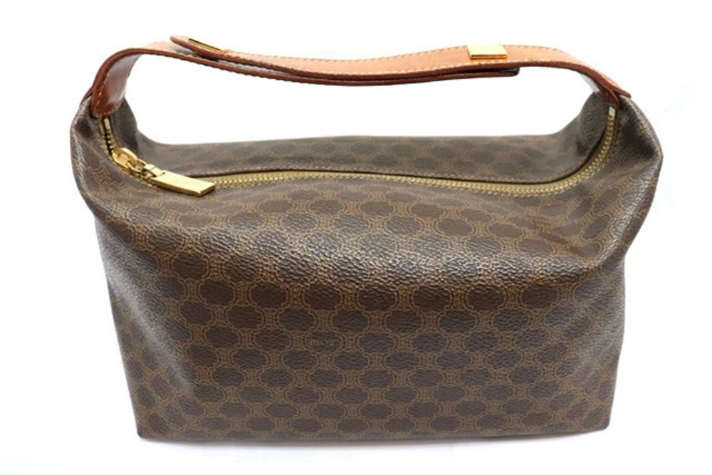 Celine Macadam Handbag Brown